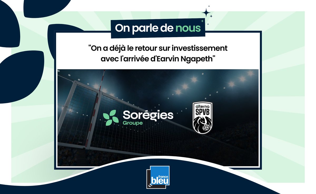 Groupe Sorégies (@soregies) on Twitter photo Un champion, une entreprise locale engagée et un engouement médiatique incroyable !
Retrouvez l’interview de notre directeur général dans la matinale de <a href="/francebleu/">Guédon Laurent</a> 👇
francebleu.fr/emissions/l-in… Un champion, une entreprise locale engagée et un engouement médiatique incroyable !
Retrouvez l’interview de notre directeur général dans la matinale de <a href="/francebleu/">Guédon Laurent</a> 👇
francebleu.fr/emissions/l-in…