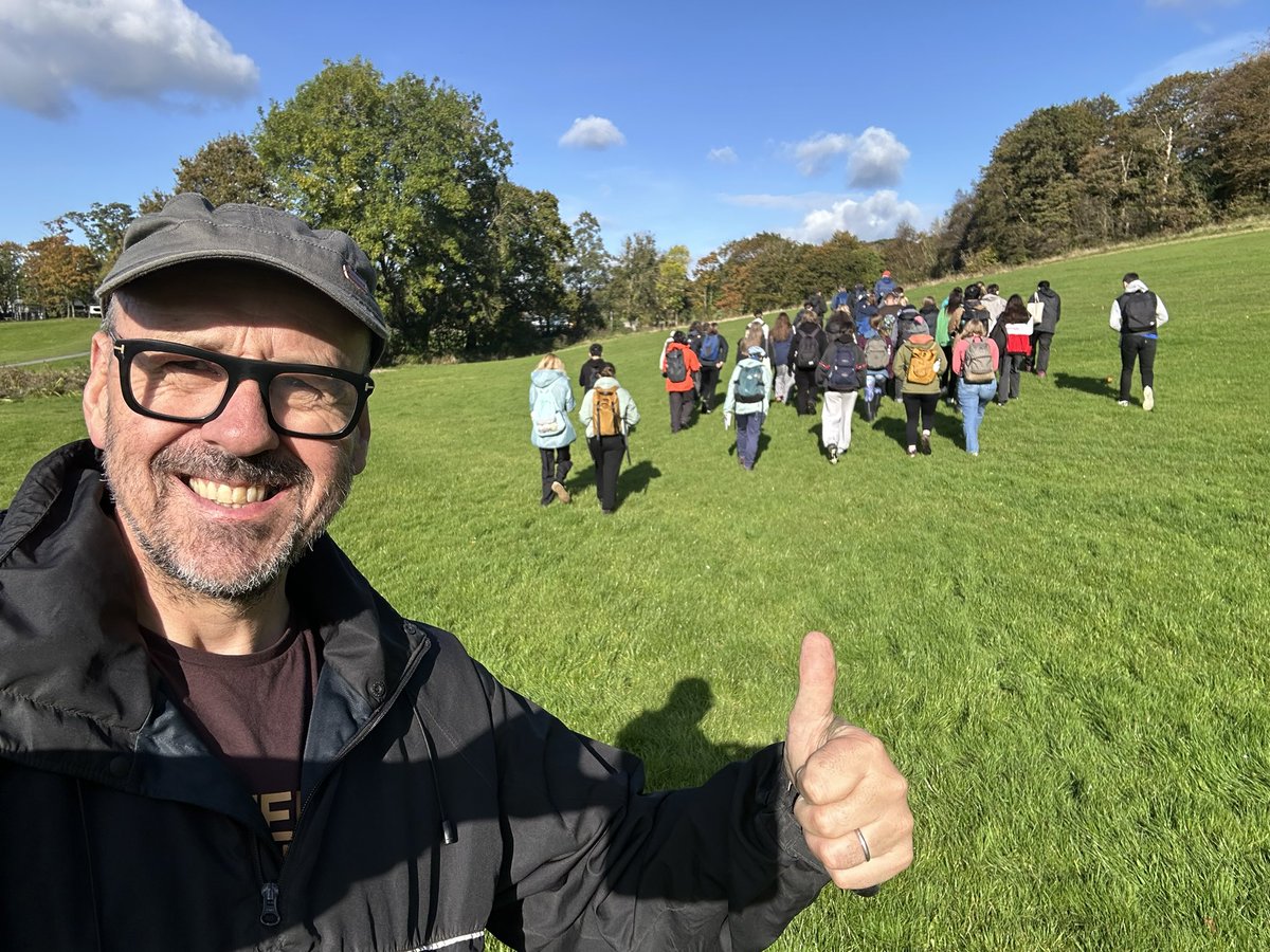 ProfPHaygarth's tweet image. Fieldwork soil teaching action with @John_Quinton #lecsoils