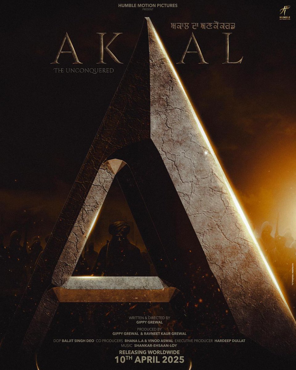 girishjohar's tweet photo. "Waheguru ji ka Khalsa, Sri Waheguru ji ki Fateh!

On the Occasion of Vaisakhi ,  thrilled to announce  new film 'Akaal', on Sikh Warriors arriving on Vaisakhi (April 10th) 2025.
Inspired from true incidents

#Akaal #GippyGrewal
💥💥💥💥💪🏼❣️🎬🎉🎥🎈
@GippyGrewal @GhuggiGurpreet @Nimrat_0011 @princekanwaljitsinghofficial @nikitindheer @mitavasisht @humblemotionpic @ravneetgrewalofficial @bal_deo @jaggisinghofficial 
@shankarehsaanloy @loymendonsaofficial 
@shankar.mahadevan @urshappyraikoti @harinder_bhullar @bhana_l.a @vinodaswal13 @hardeepdullat13