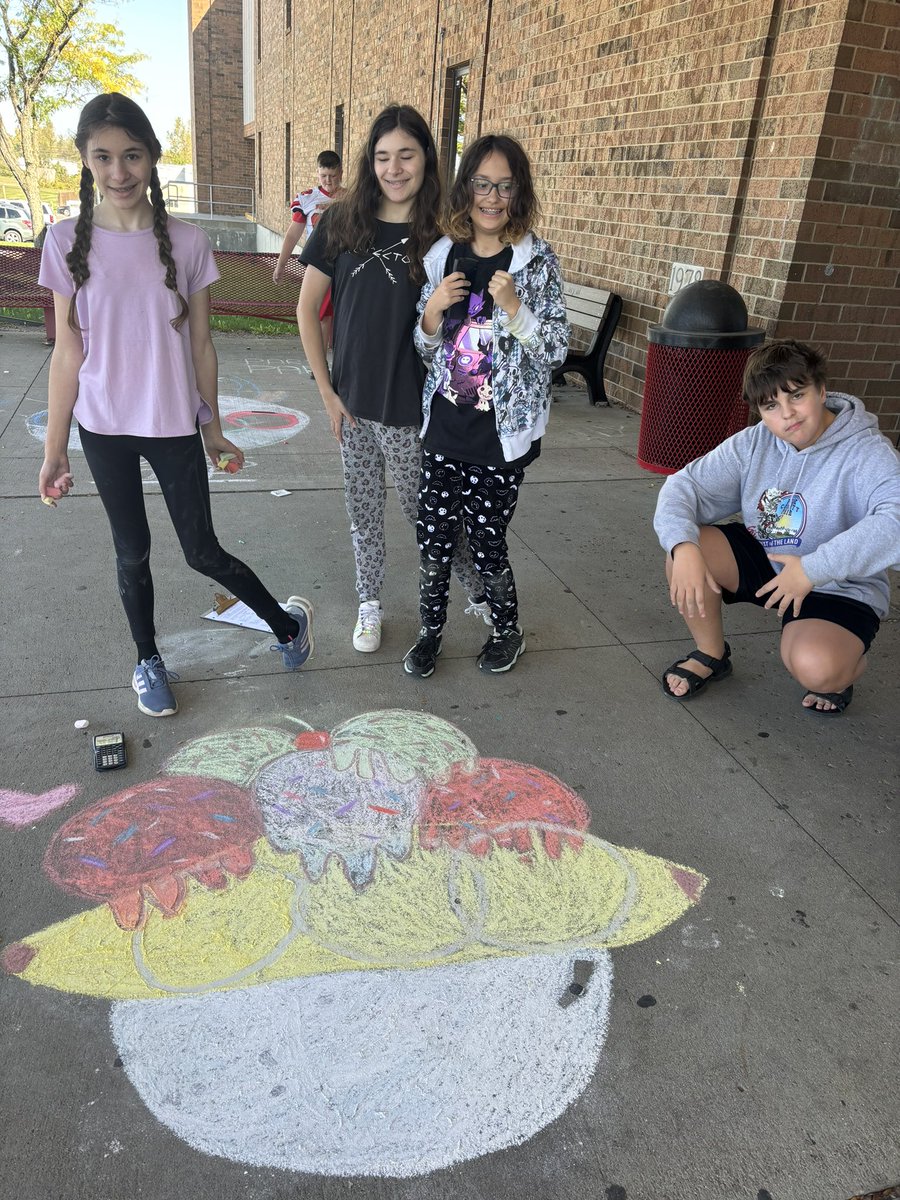 APCrossroads's tweet photo. Ms. Gonzalez knows how to make math fun! She was able to showcase students’ knowledge of circles while tapping into their creative side. We are lucky to have her on our team! @FFCrossroads @FCSDNews https://t.co/ueXW99e1sN