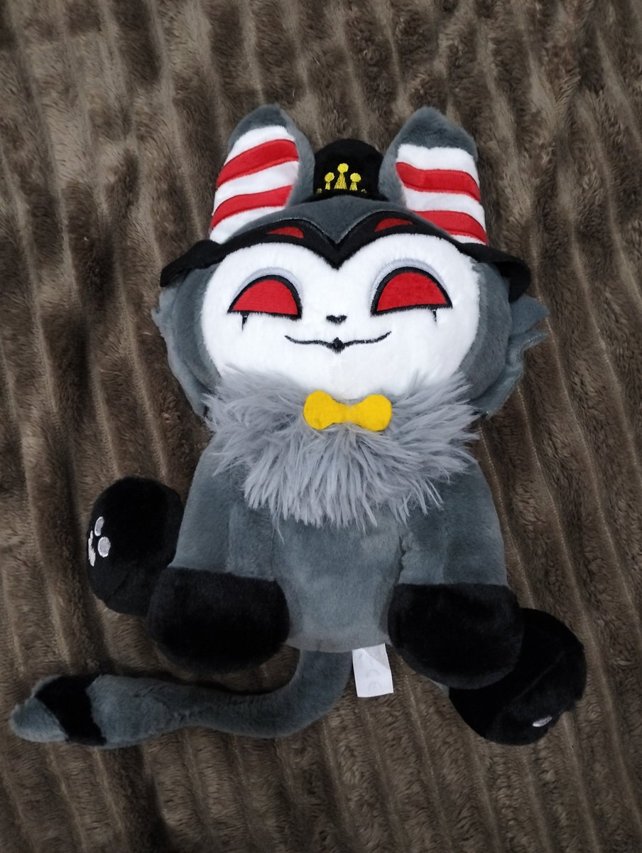 CakeKitsune's tweet photo. Подружка подарувала мені кота...сову.....Столаса коротше 
Він такий м'якенький 🥺🥺🥺❤️❤️❤️
#helluvaBoss #HazbinHotel https://t.co/9ZLCnKBOqG