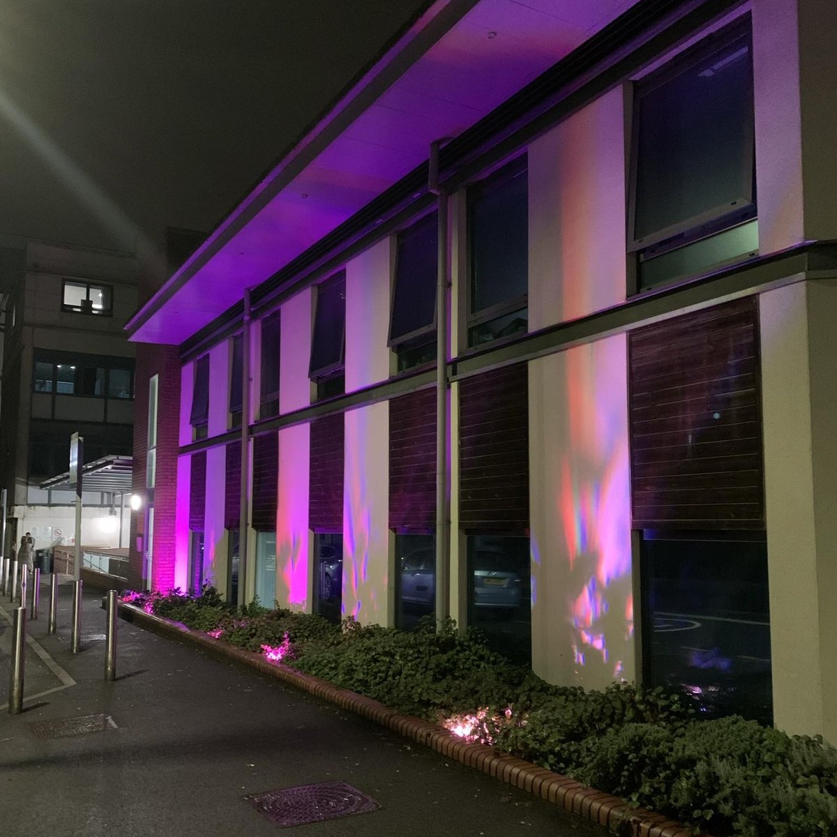 Our maternity building at University Hospital of Wales is lighting up blue and pink this week, to honor #BabyLossAwarenessWeek.

Visit our website for more information.