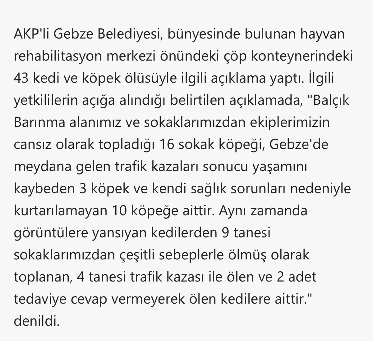Neden yalan söylüyorsunuz? Yaptığınızın ve yaptığınız yasanın arkasında durun 
Poşetler içinde bulunan hayvanlar arasında verdiğiniz zehirin etkisiyle hâlâ titreyenler vardı
Oraya giden hak savunucularına veterinerleriniz yasayı uyguladık dedi
Siz bu halkı aptal mı sanıyorsunuz