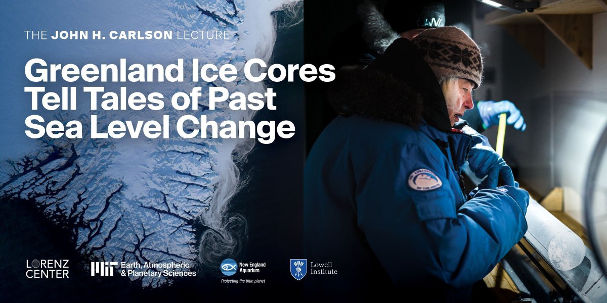 Oct 23rd — Ice Cores Tell Tales of Past Sea Level Change: Dr. Dorthe Dahl-Jensen reveals climate secrets stored deep in Greenland ice at the 2024 Carlson Lecture. Free; families and students welcome! Register now! buff.ly/3U8wZnF <a href="/NEAQ/">New England Aquarium</a> <a href="/MassSTEMWeek/">Massachusetts STEM Week</a> #MassSTEMWeek