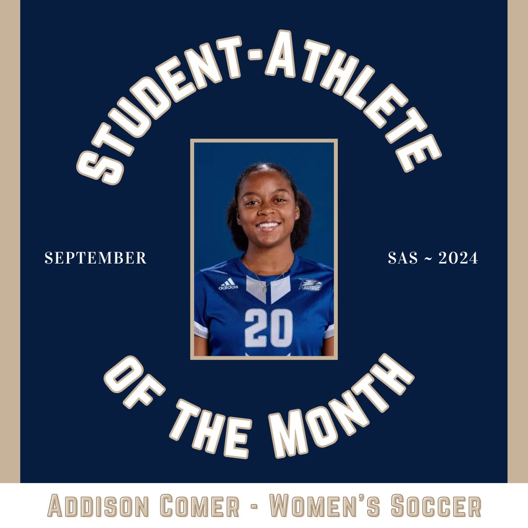 Addi is one of our SAS Student-Athletes of the Month for September! Congrats and keep up the great work!
#GATA #HailSouthern