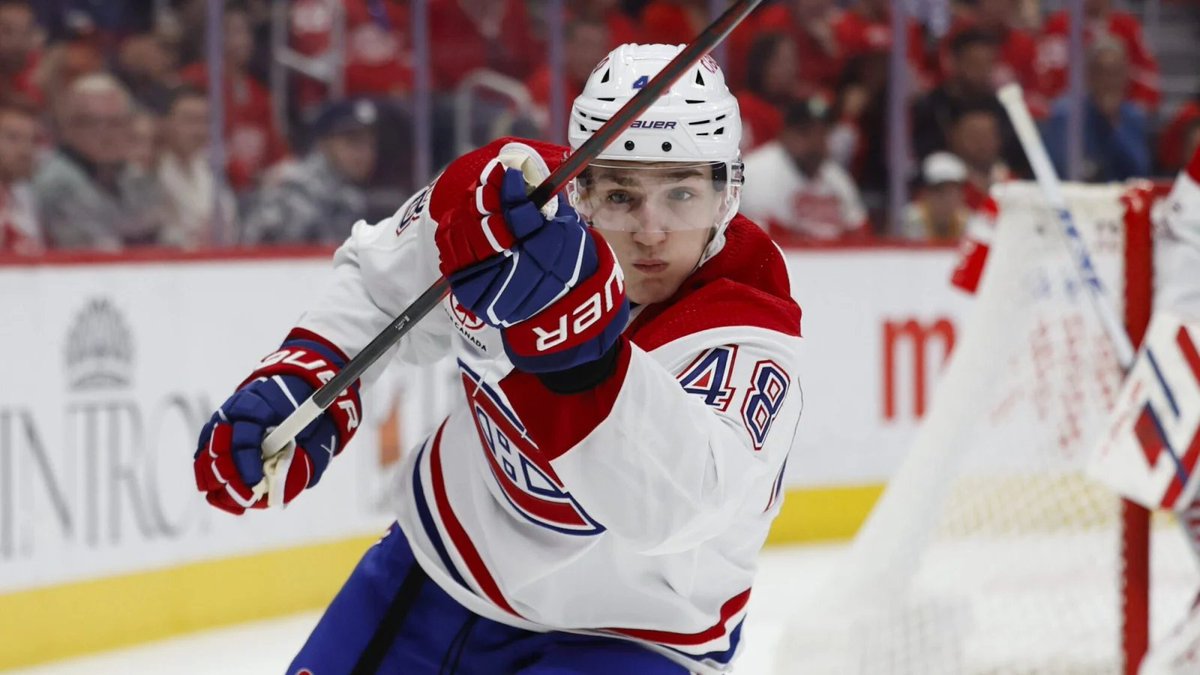Lane Hutson last night in Boston:

22:48 TOI (2nd most)
2 assists
82.44 xGF%

Already a⭐️

#GoHabsGo