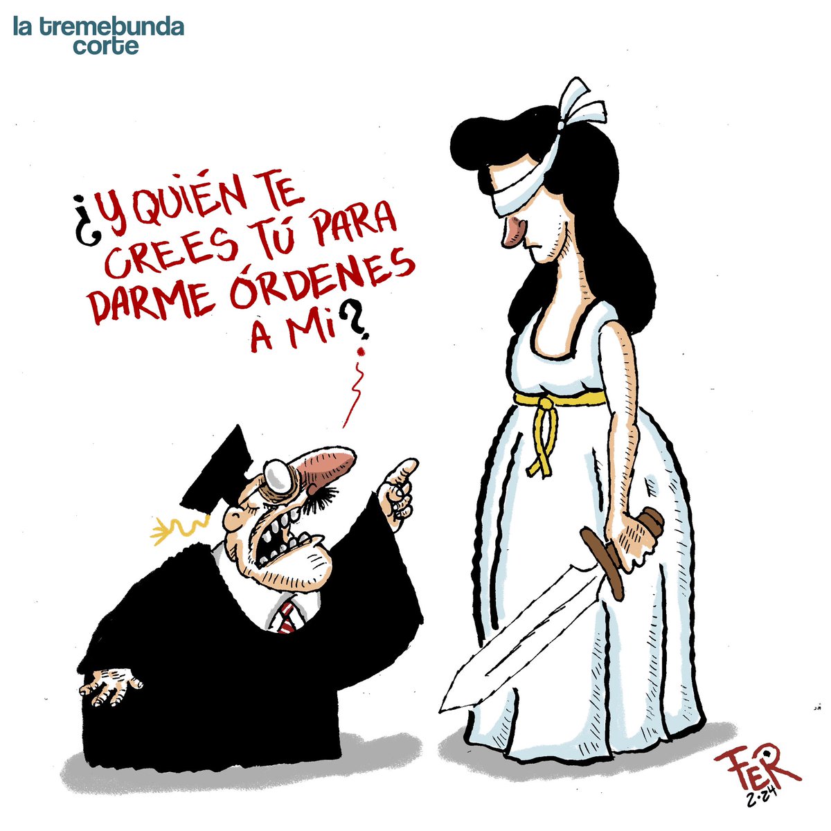 El_Chamuco's tweet photo. La Tremebunda Corte.

#CartónDelAverno por @deandafer. https://t.co/LxYlogYNMF