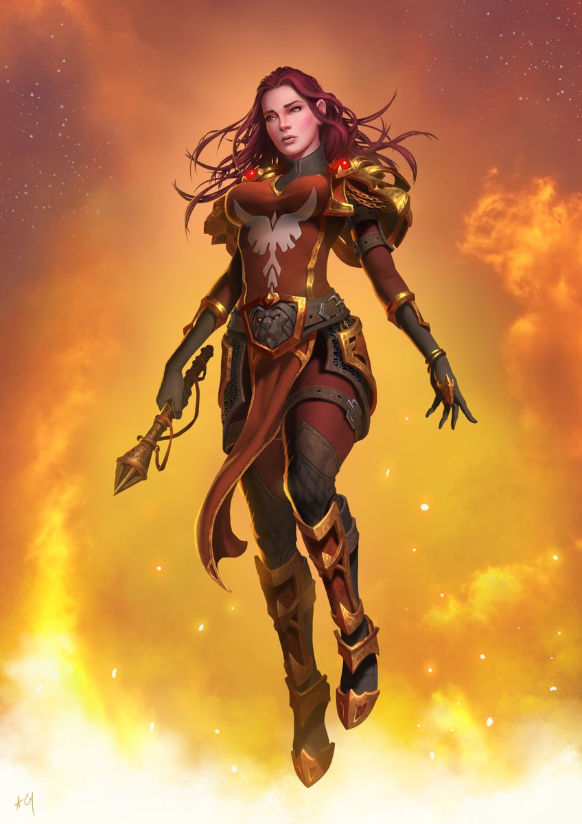 Finished commission. Lady Charlotte Chaffadieu
#Warcraft #WorldofWarcraft #Blizzard #BlizzardEntertainment #fantasy #art #commission #OC