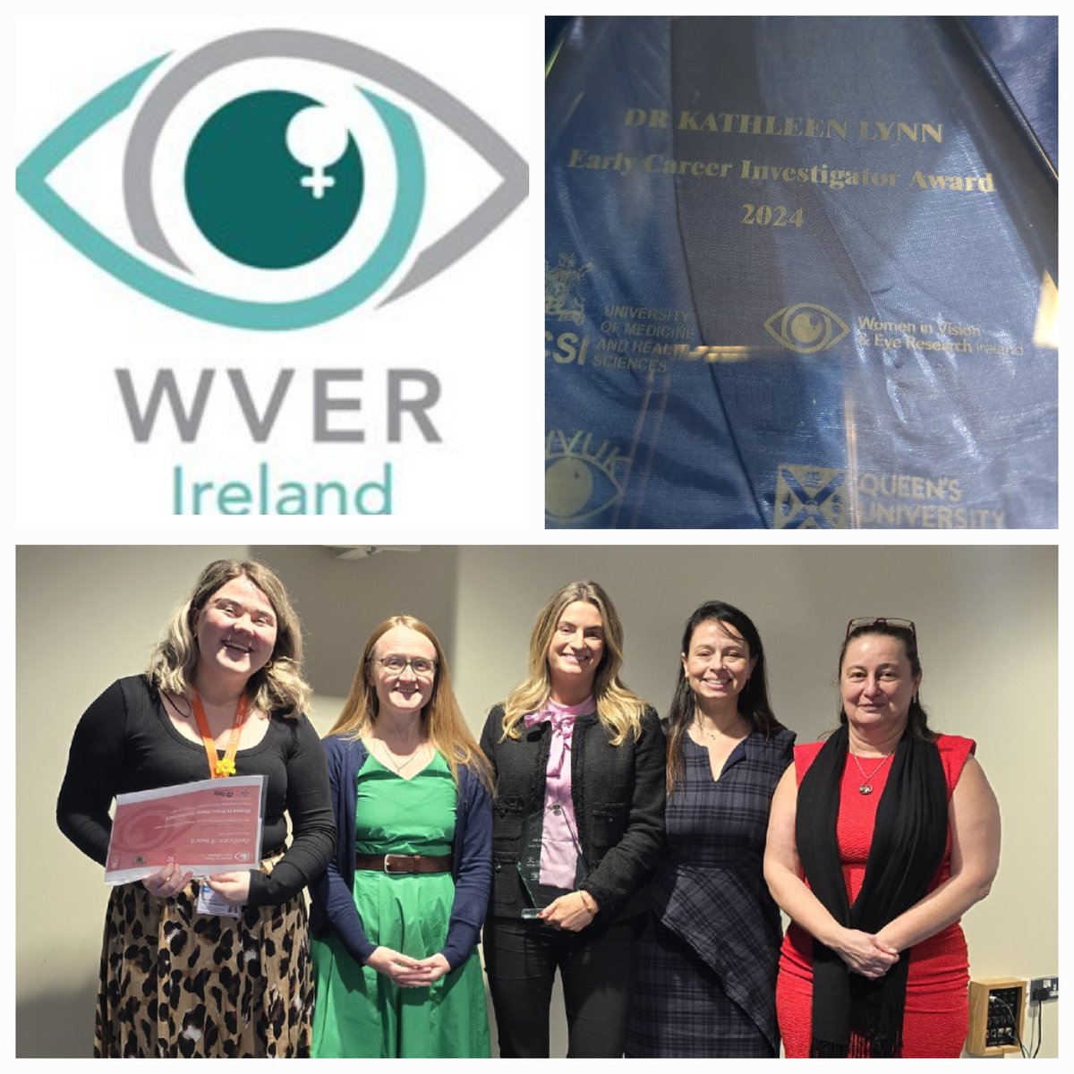 Dr Joan Ní Gabhann-Dromgoole (@jgabhann) on Twitter photo Delighted to co-chair the #WomeninVision session with Dr <a href="/belielen/">Eleni Beli</a>
Congratulations to the Alexander McCreey winner of the Dr Kathleen Lynn Award for best podium presentation & Aoife O'Donnell <a href="/UlsterUni/">Ulster University</a> winner of the best poster prize sponsored by <a href="/Bayer/">Bayer AG</a> & Thea
<a href="/RCSIPharmBioMol/">RCSI School of Pharmacy and Biomolecular Sciences</a> Delighted to co-chair the #WomeninVision session with Dr <a href="/belielen/">Eleni Beli</a>
Congratulations to the Alexander McCreey winner of the Dr Kathleen Lynn Award for best podium presentation & Aoife O'Donnell <a href="/UlsterUni/">Ulster University</a> winner of the best poster prize sponsored by <a href="/Bayer/">Bayer AG</a> & Thea
<a href="/RCSIPharmBioMol/">RCSI School of Pharmacy and Biomolecular Sciences</a>