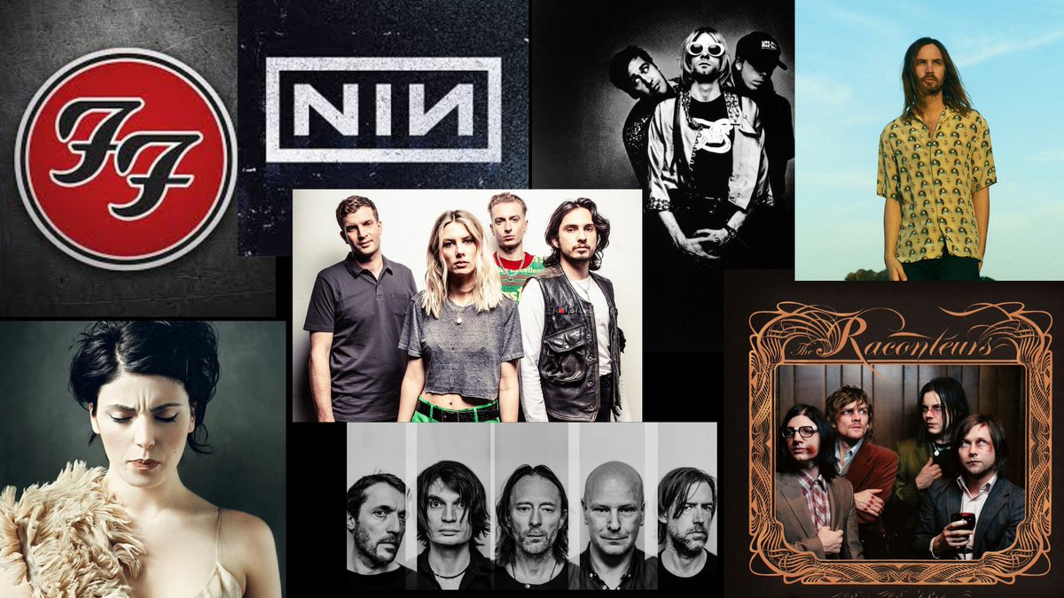 Recent #musicoftheday featured Foo Fighters, The Raconteurs, Tame Impala, Wolf Alice, Nirvana, Carina Round, Radiohead, and Nine Inch Nails!