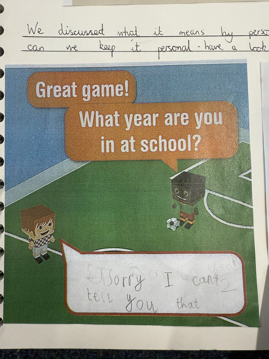 SportMPA's tweet photo. All about personal information. In year2, we have been learning and discussing about what is personal information and why it is important to keep personal information private online. #middlethorpeprimary #middlethorpeY2 #middlethorpecomputing https://t.co/kwaZ2FxopB