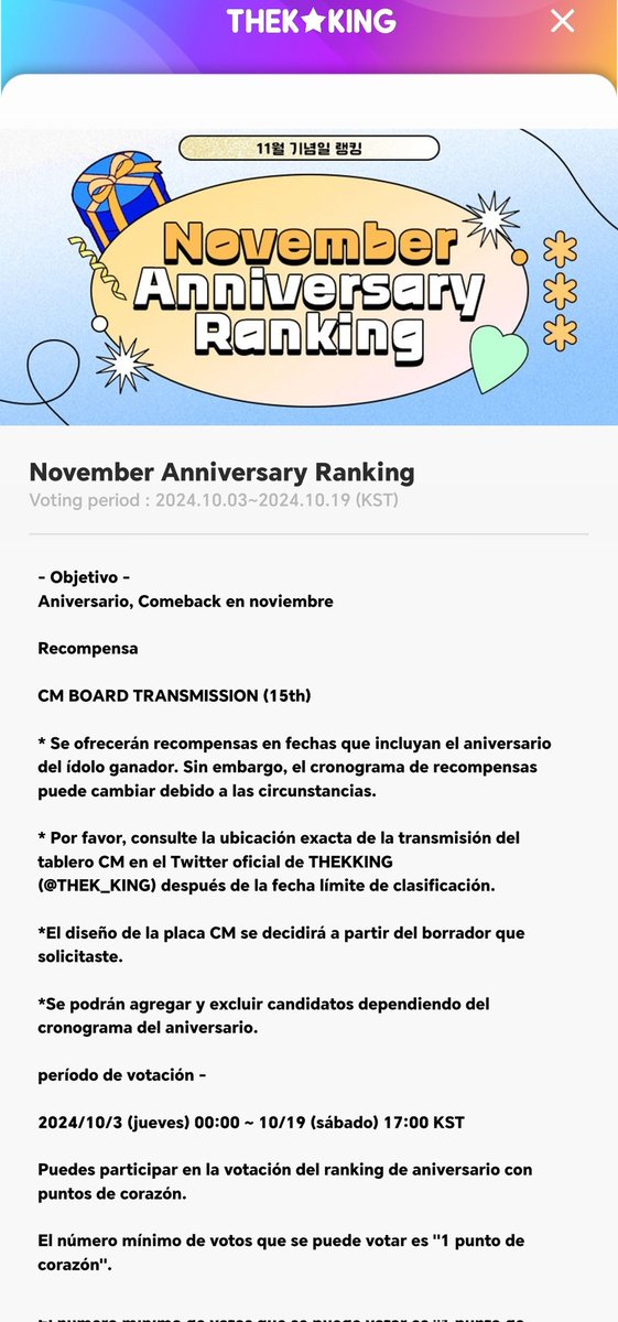 MoaLT304's tweet photo. ¡VOTA POR TXT!
Nuestros chicos están nominados en THEKKING y actualmente ocupan el segundo lugar. ¡Necesitamos tu ayuda para llevarlos al número uno!

— Vota por TXT en THEKKING y ayúdalos a alcanzar el título. Cada voto cuenta y puede hacer la diferencia. https://t.co/GVV83MD8HR