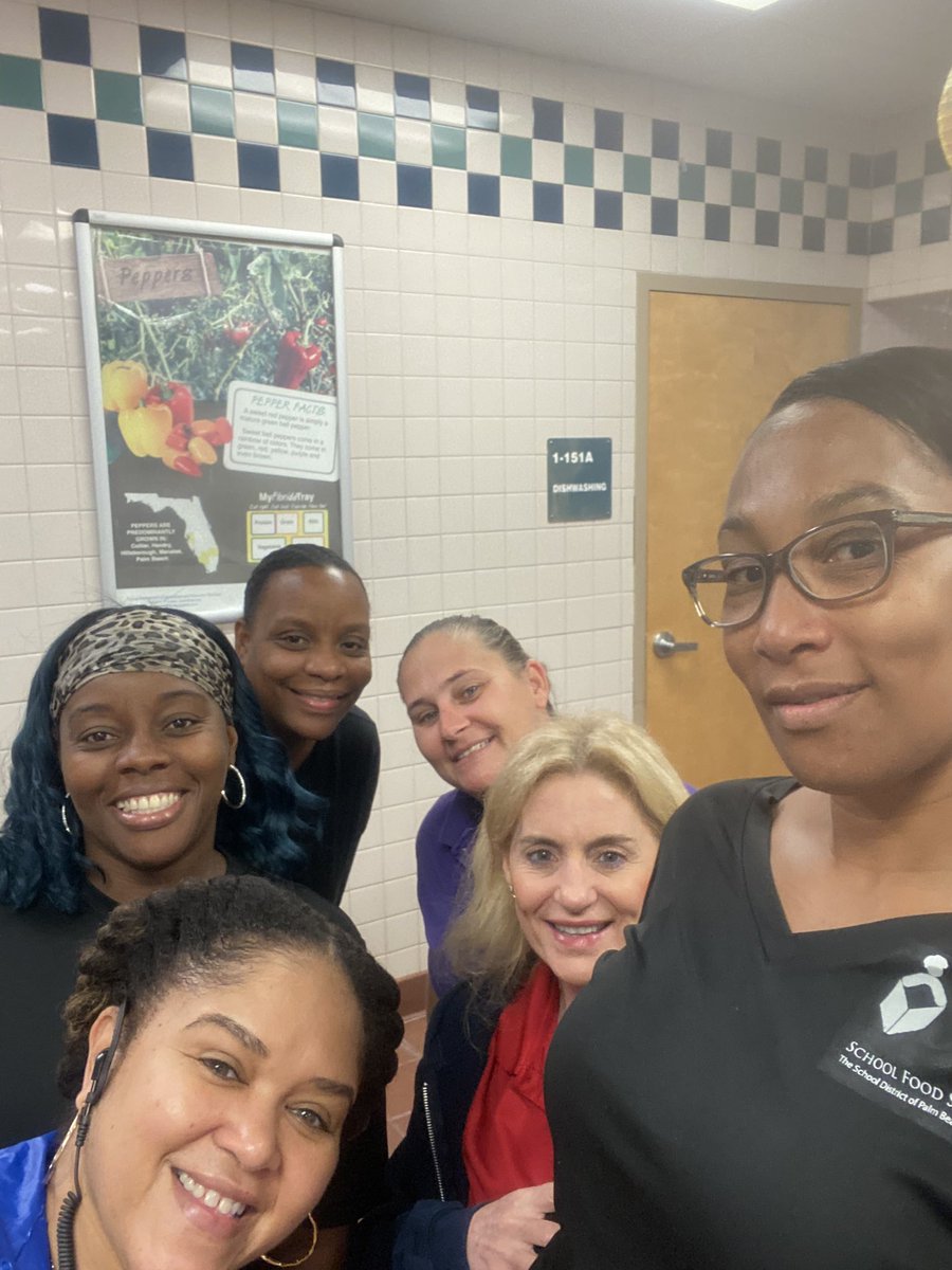 What a privilege to serve and feed our families with this amazing team. <a href="/BFESBulldogs/">BFES Bulldogs</a> <a href="/pbcsd/">The School District of Palm Beach County</a> <a href="/MrsGreen1997/">Vivian Green</a>