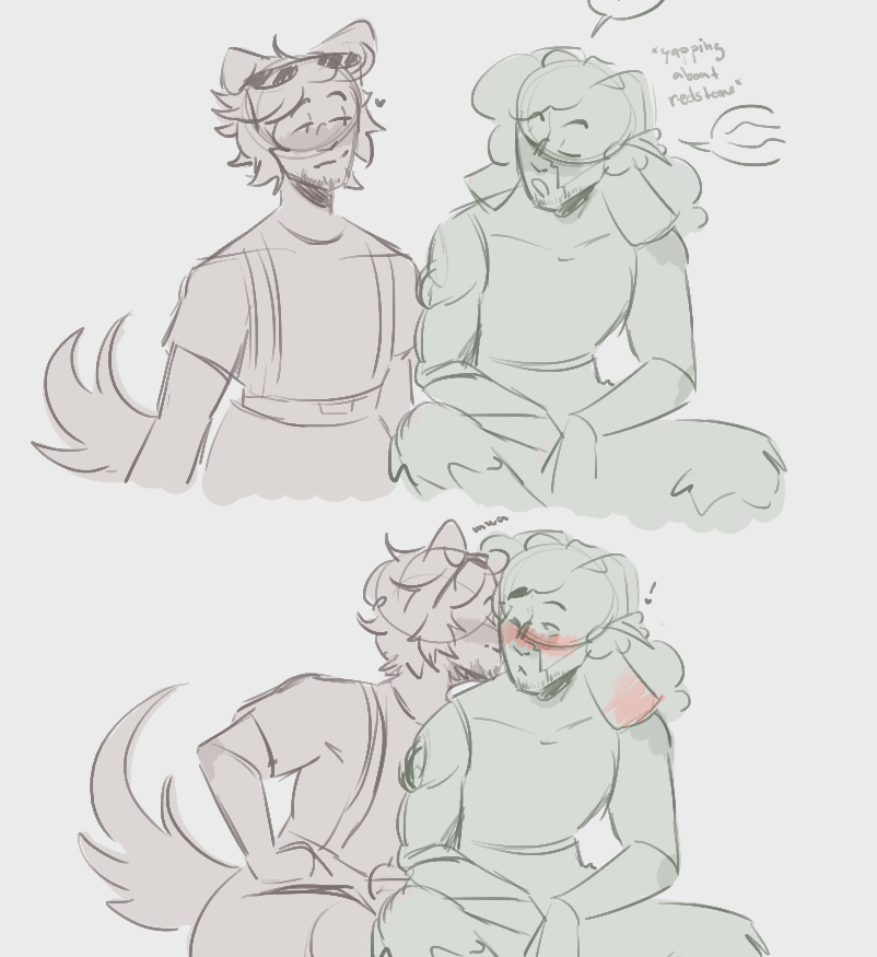 Rairains_'s tweet photo. //hermitshipping
.
some fluffy boys for y'all on this fine evening  ^3^
.
#hermitshipping #rendoc https://t.co/SbKoV9JJvI