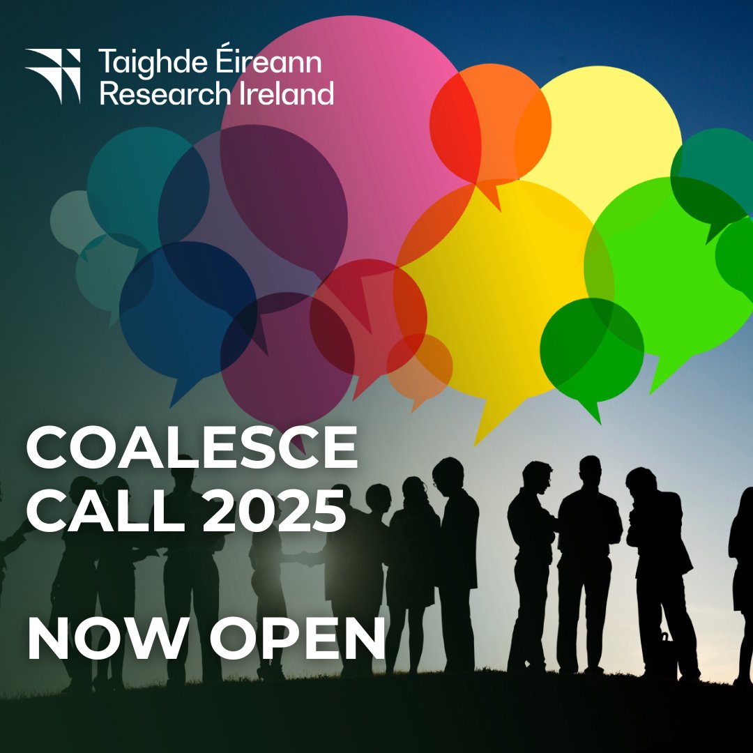 Researchirel's tweet photo. The 2025 COALESCE Research Fund (Collaborative Alliances for Societal Challenges) is now open. The sixth round of this call seeks to fund excellent research addressing national and European/global challenges. For more information, please go to:https://t.co/B55bkyqnq9 https://t.co/adixSrdm0C