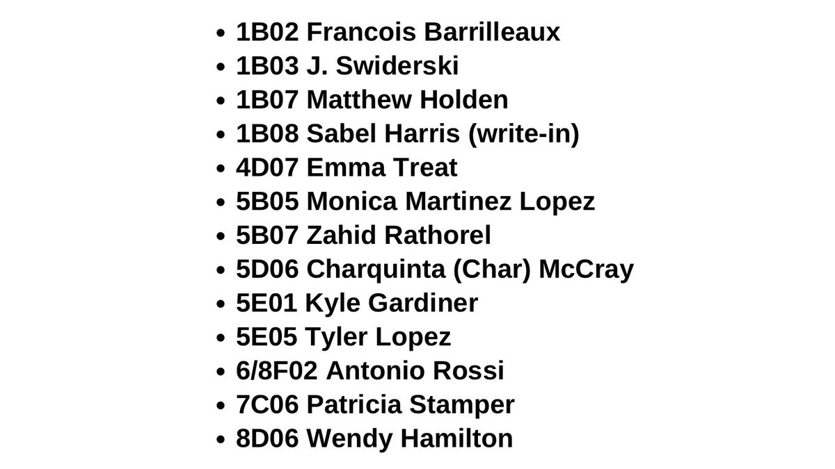 🗳️ Local elections matter too! There are a number of contested ANC races this election. If you live in one of these single-member districts, I encourage you to vote for and support these candidates (Let me know if I am missing any other candidates in contested races) #DCision24