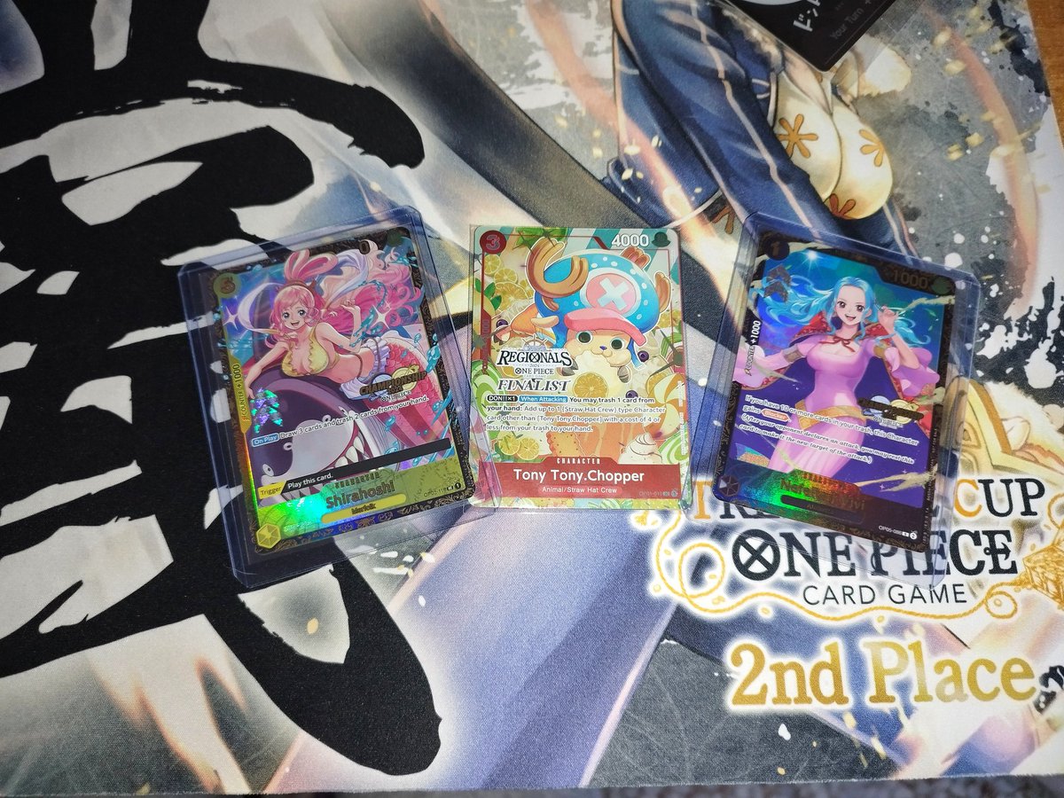 krhon01's tweet photo. The top 16 regional @noHEROEStcg prizes have arrived.
Unfortunately after the bad luck I had on Sunday with the video camera, Rebecca is not here🥲.
but I will try to get it on October 20th with the next tournament💪🏻.
#onepiecetcg #optcg #tcg
#onepiececard https://t.co/akso0AqKNR