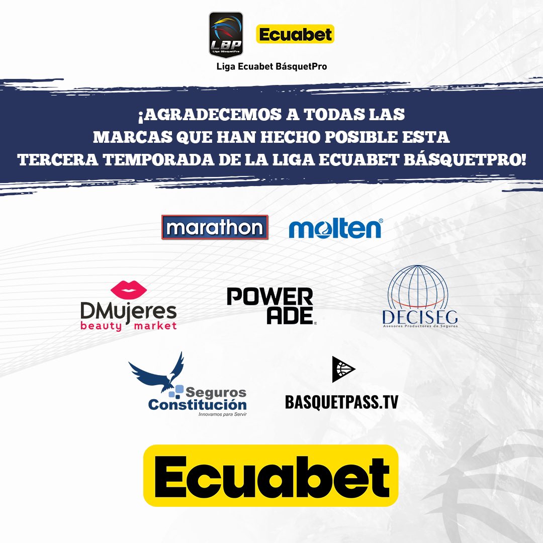 Un enorme agradecimiento a todos los auspiciantes que hicieron posible esta tercera temporada de la #LigaBasquetPro.🙏🏼🏀 Su compromiso y apoyo impulsaron cada logro. ¡Gracias por ser parte de este viaje! 🚀💪 Seguimos avanzando hacia nuevos desafíos. 🏆🔥