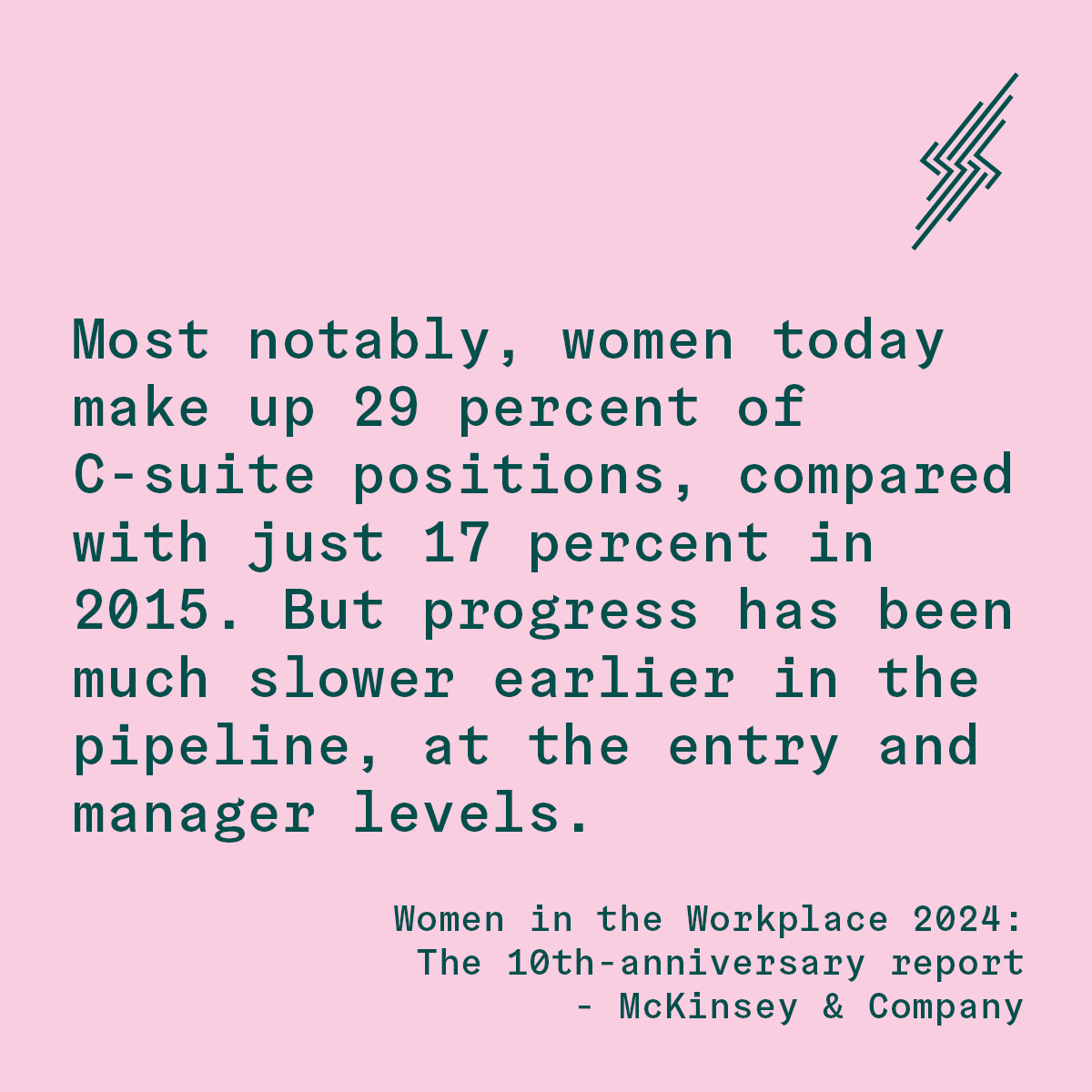 ⚡FRIDAY FIGURES – 11 OCT⚡
With the Keychange Leaders programme launch imminent, it seems appropriate to take a look at leadership with the Women in the Workplace (McKinsey &amp; Company) report. Read our thoughts in full, here:
keychange.eu/about-us/news-…