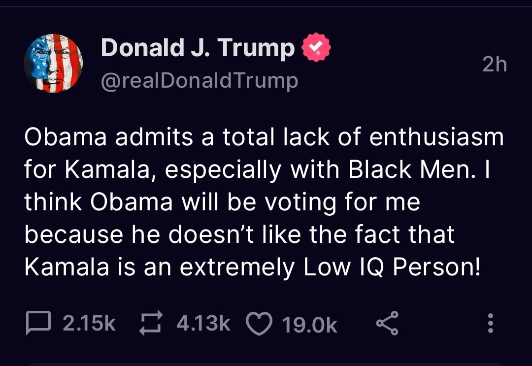 buffiedon's tweet image. #TrumpIsInsane 
He's lost it. Actually, did he ever really have "it"? This is after Obama's blistering speech last night when he ruthlessly mocked trump, lol.