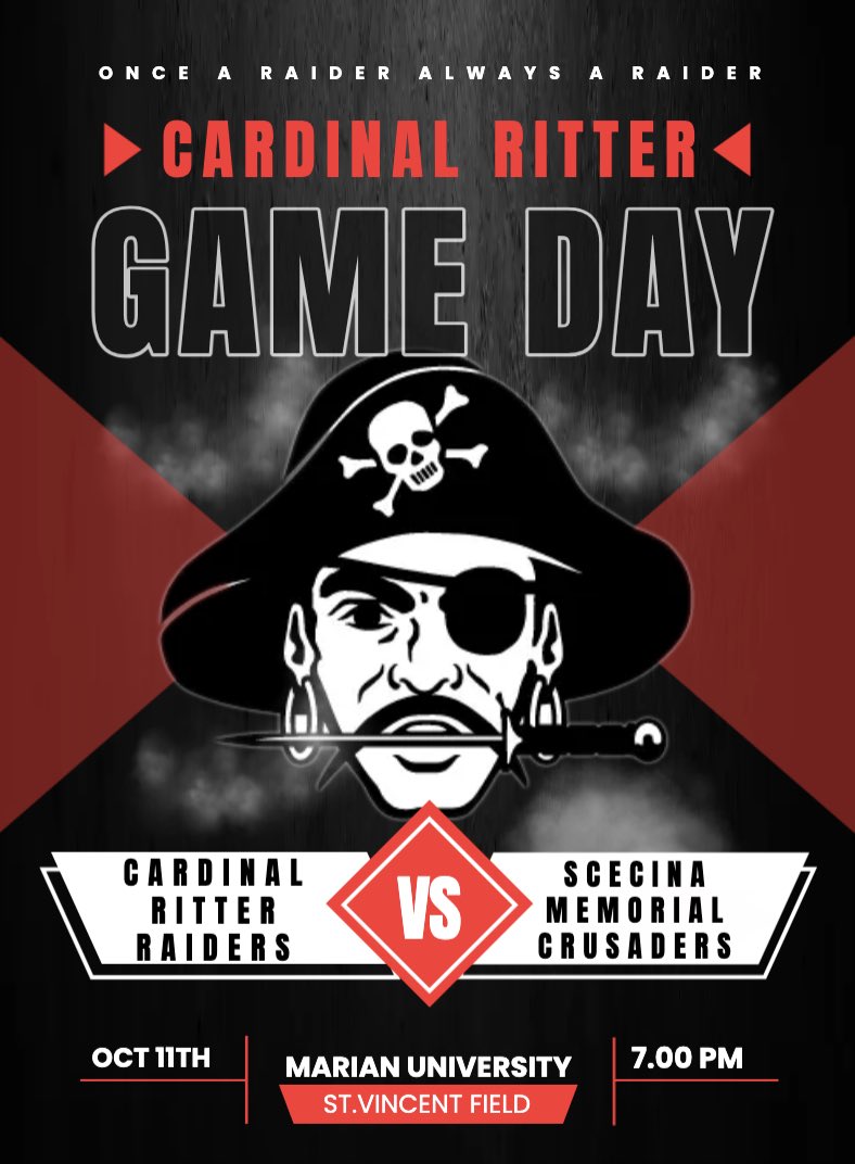 CRitterRaiderFB's tweet photo. SENIOR NIGHT…..CARDINAL RITTER versus Scecina.  TONIGHT’s HONORARY CAPTAIN @KennyKennyMoe3 https://t.co/MzFflM643Q