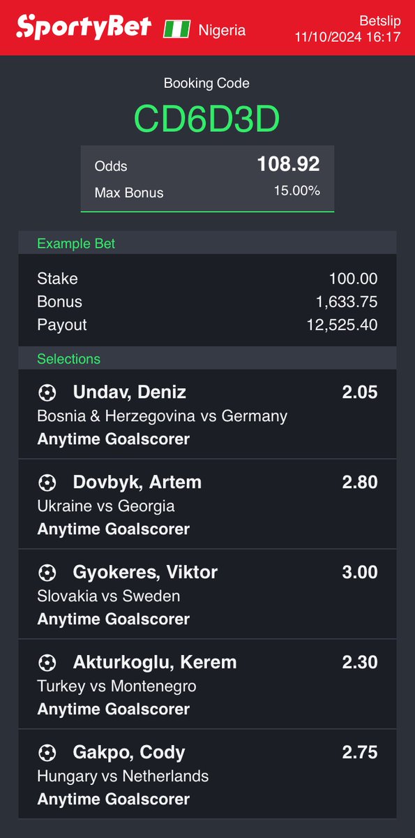 AFC_Saks (@afc_saks) on Twitter photo <a href="/Mrbankstips/">MrBanksπ°</a> Sporty
66 odds - C24F6BA
95 odds - EE709B
45 odds - DAEF1BC
94 odds - CD6D3D <a href="/Mrbankstips/">MrBanksπ°</a> Sporty
66 odds - C24F6BA
95 odds - EE709B
45 odds - DAEF1BC
94 odds - CD6D3D
