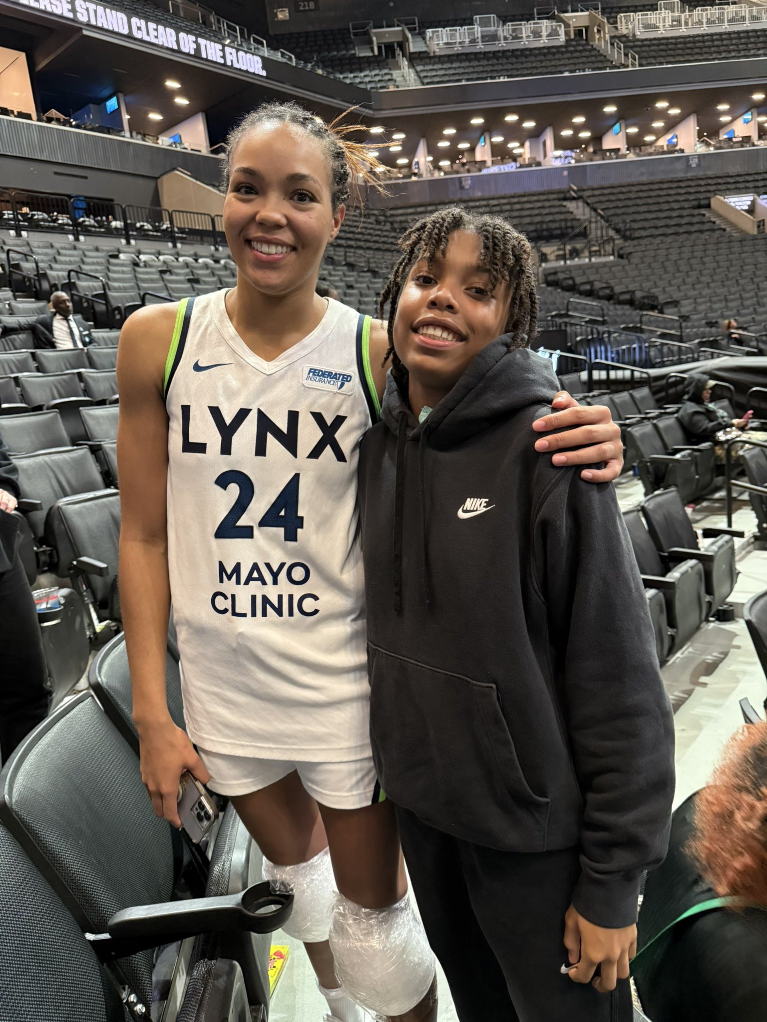 Khalil Ahmad on X Liberty VS Lynx was one of the best basketball games I ve ever seen live. PHEEsespieces thank you for this she ll remember it forever. The Barclays was rocking. WNBAFinals