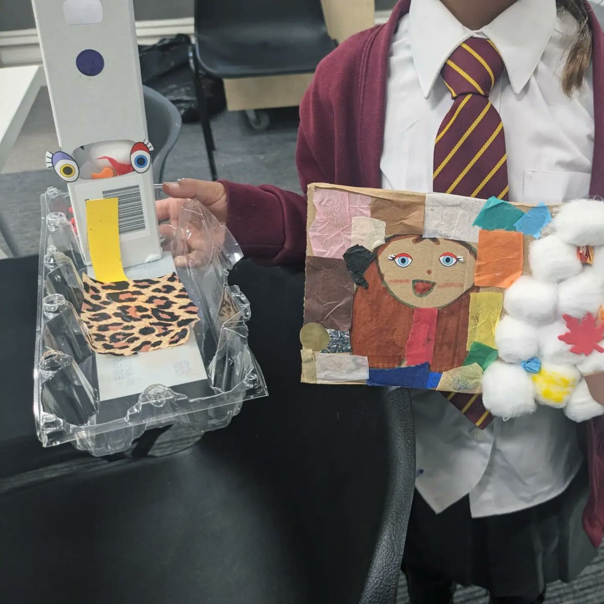 ElthamLibrary's tweet image. We had so much fun creating at #ElthamLibrary children’s #CraftClub! This week we were inspired by #GreenLibrariesWeek + made new things by junk modelling. Join the fun on Wednesdays from 3.45-4.45 for ages 5+ to make friends, borrow books + more #Crafting! 🎨📚 #LoveYourLibrary