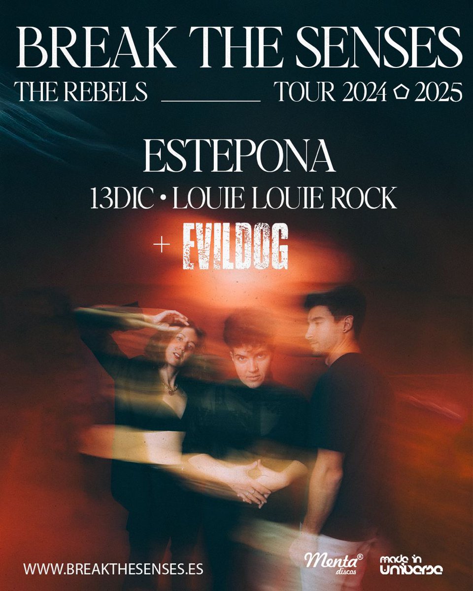 Este mes de diciembre vamos a estar en Estepona junto a Break the senses! No sabéis la ilusión que nos hace 😍🫠 aquí podéis encontrar las anticipadas 😍❤️wegow.com/es/conciertos/…