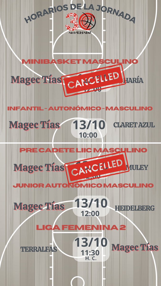 Nuestros partidos del fin de semana.