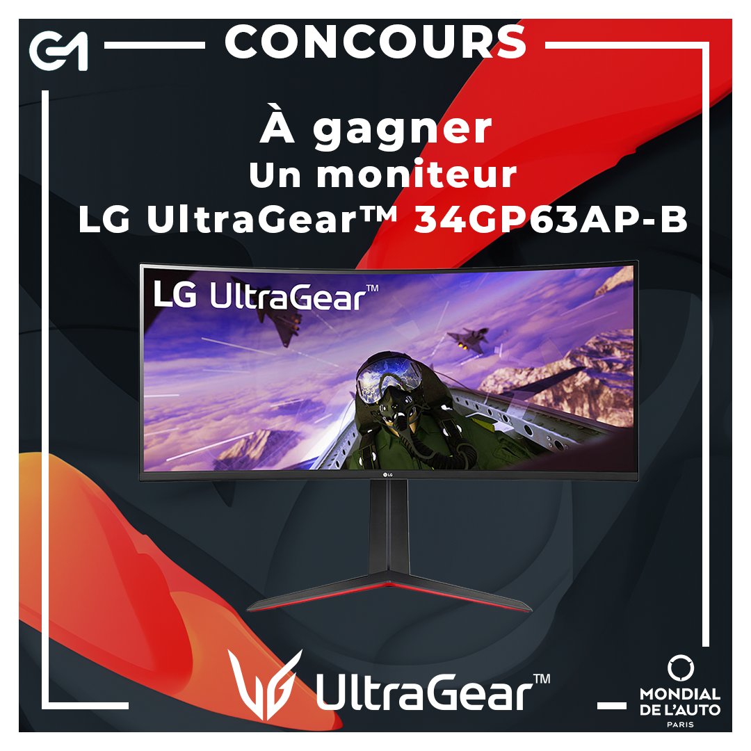 Game One (@gameone) on Twitter photo 🔥 Envie d'améliorer ton setup gaming ? 🔥
RT + Follow @GameOne et <a href="/LGUltraGearFR/">KC LG UltraGear FR</a> pour tenter de gagner un écran LG UltraGearTM ! 🎮✨
📅 Tirage au sort le 21/10 ! Ne manque pas ta chance !
#Concours #Gaming #UltraGear 🔥 Envie d'améliorer ton setup gaming ? 🔥
RT + Follow @GameOne et <a href="/LGUltraGearFR/">KC LG UltraGear FR</a> pour tenter de gagner un écran LG UltraGearTM ! 🎮✨
📅 Tirage au sort le 21/10 ! Ne manque pas ta chance !
#Concours #Gaming #UltraGear