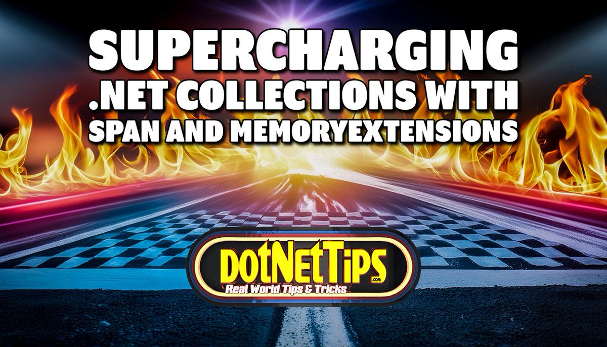 realDotNetDave's tweet image. Boost your .NET collections with Span&lt;T&gt; &amp; MemoryExtensions! 🚀 Learn how to slash memory allocations &amp; boost performance in common tasks like sorting, searching, and reversing. Check out the benchmarks in my latest article!
dotnettips.wordpress.com/2024/10/15/sup…
#dotnet #performance #MVPBuzz