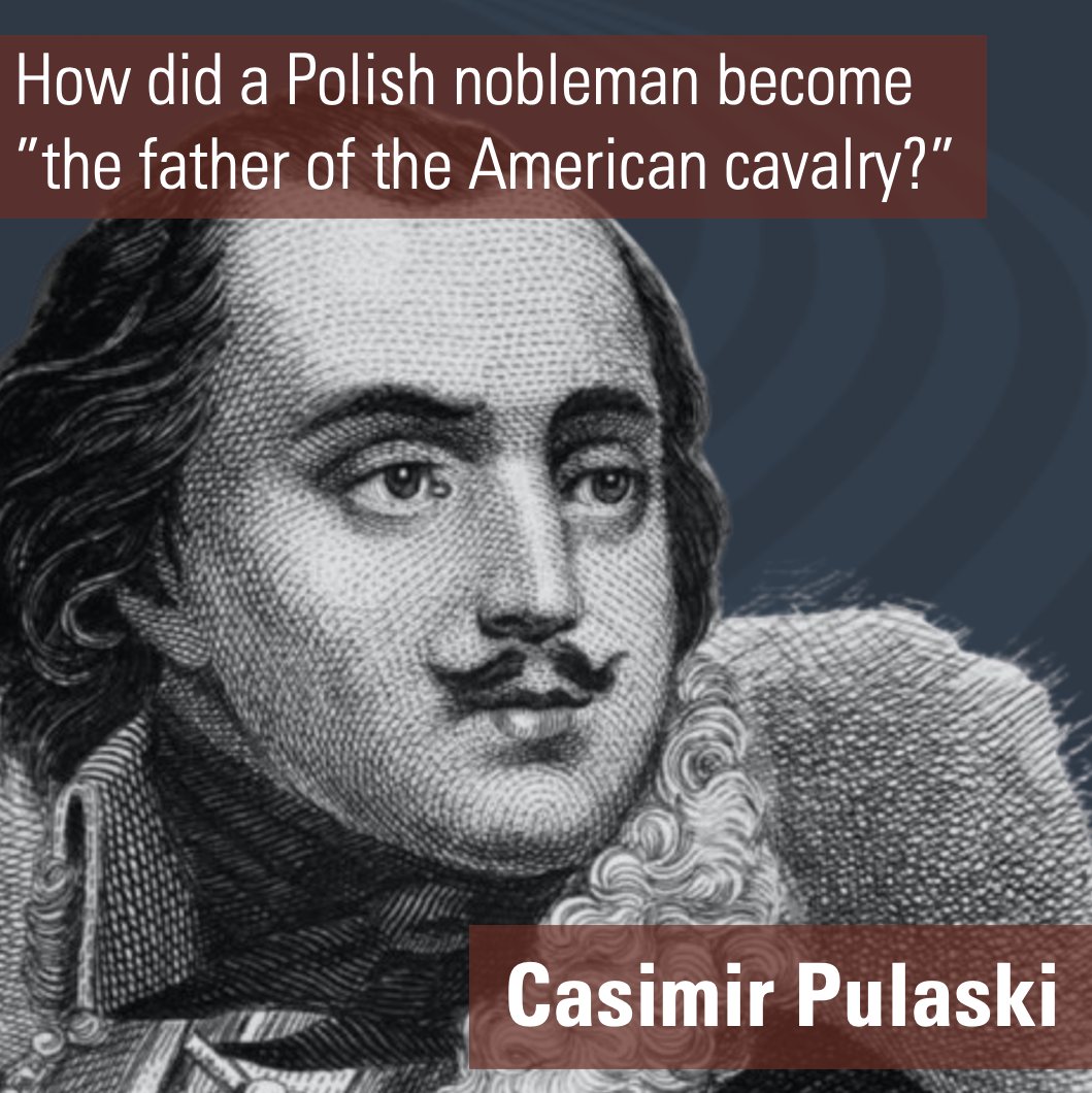 AmRevInstitute's tweet photo. #OTD in 1779, Brigadier General Casimir Pulaski succumbed to wounds sustained during the final day of the Siege of Savannah – our collections tell his story. https://t.co/wMavBPx904
