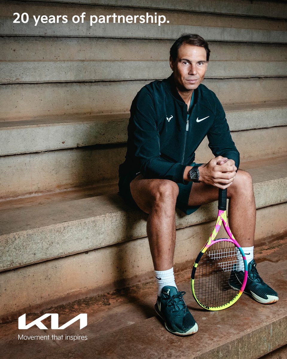 A partner, a player, a legend. Thank you, Rafa.

Un compañero, un jugador, una leyenda. Gracias, Rafa.

#Kia #RafaNadal #MovementThatInspires