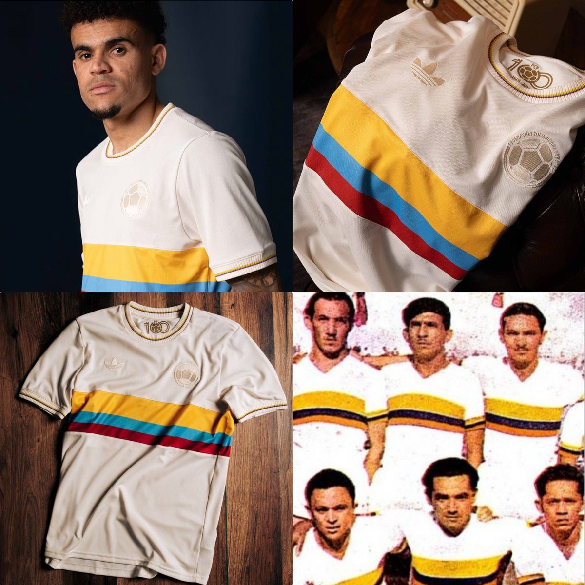 🇨🇴 ¿Opiniones de la nueva camiseta de la Selección Colombia?

🔥 Con motivo de los 100 años de la FCF, está inspirada en el modelo de 1945, año del debut en la Copa América.