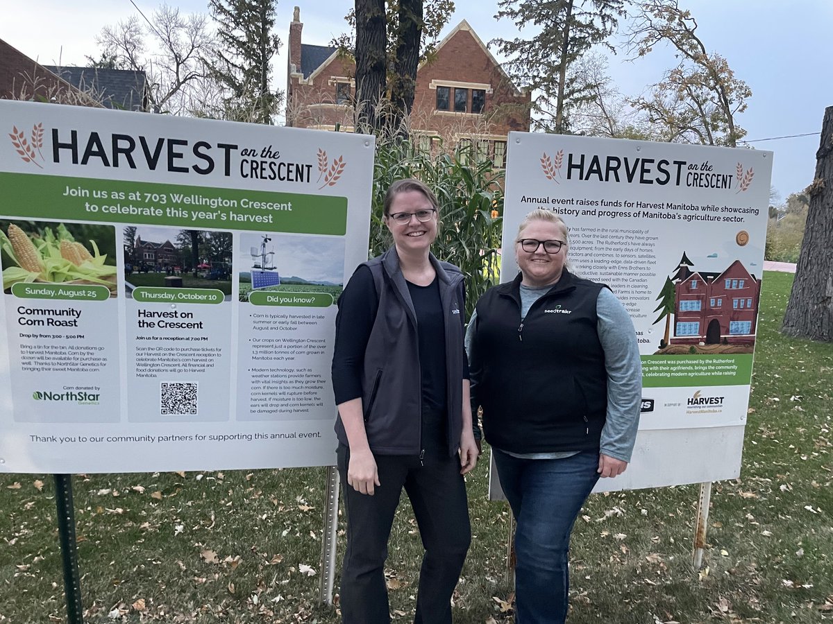 Thank you to @Rutherfordfarms and crew for organizing Harvest on the Crescent in support of <a href="/harvestmanitoba/">Harvest Manitoba</a>.  We were honoured to be invited to take part and support this great initiative last night. Well done!  #MBMade #AgriBusiness #PedigreedSeed