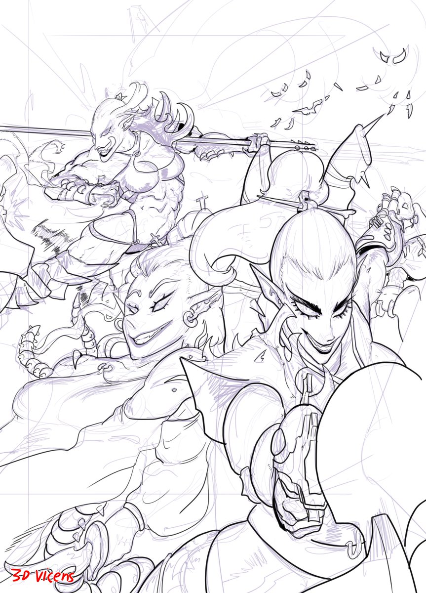 3dVicens's tweet photo. Commission Wip:
Drukhari vs Necrons!
#wip #Necrons #xenos #aliens #wych #kabalite #haemonculi #WarhammerCommunity #warhammer40k #ArtistOnX #ArtistOnTwitter https://t.co/bykYgfLE80