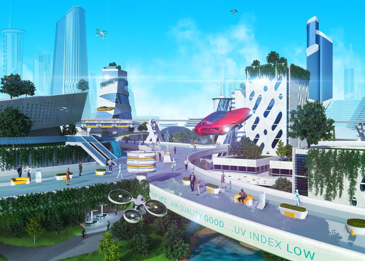 Earth 2021.
Cover illustration for <a href="/sjpwealth/">St. James's Place</a> The Investor magazine for a further feature about responsible investing.
The brief was to create a future city showing a harmonious balance between technology and nature. You had us at create a future city!
#illustration