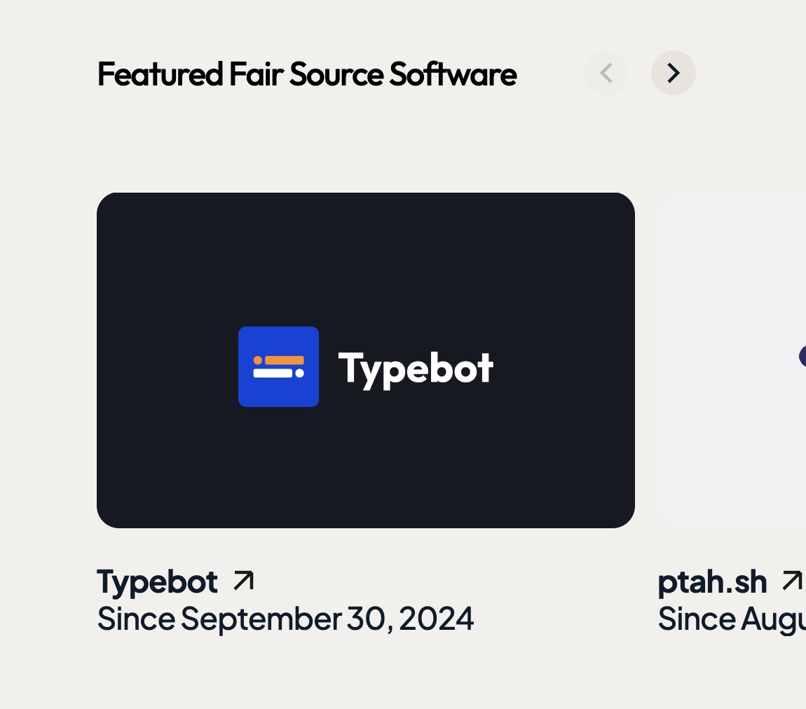 Super proud to announce that Typebot joined the Fair Source movement 🔥

For more info on why: typebot.io/blog/typebot-i…