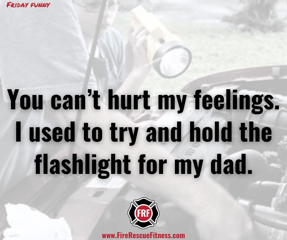 "Friday Funny: Laughter is an excellent stress reliever. Enjoy this fantastic 'dad' joke for a good laugh.  A little different angle on the dad joke.. #GETFRF #Funny #fitforduty #dadjoke"