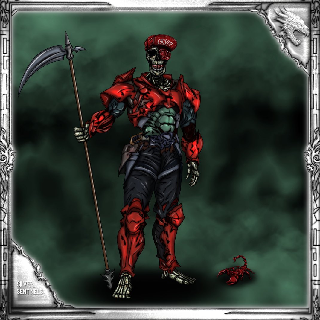 svenmeister88's tweet image. Here my entry :
         
          DEATH BY GREED &amp;amp; AI

#CryptTCG #CryptConstruct