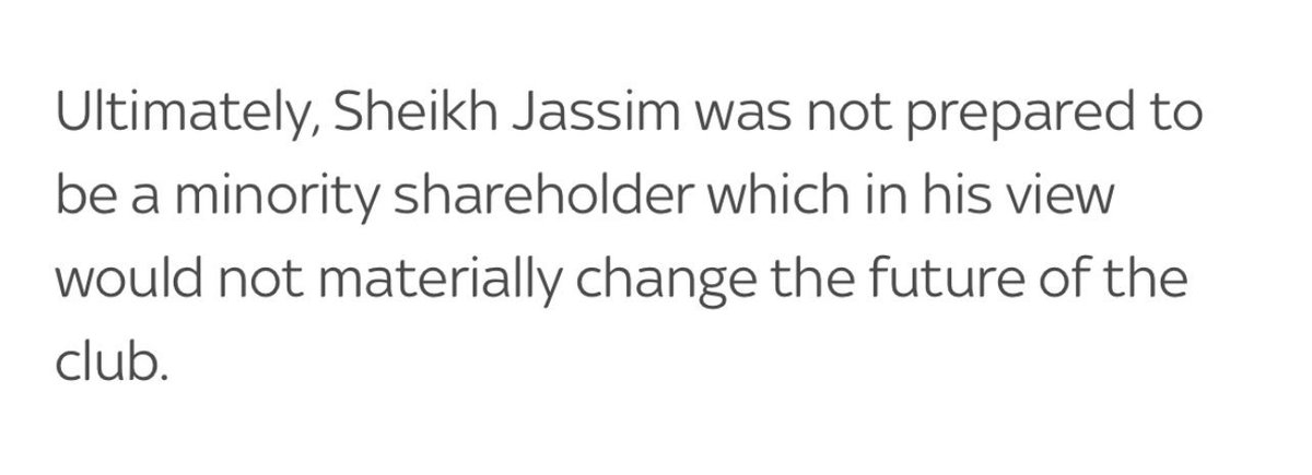 KobiiBanks's tweet image. "Minority shareholder which in his view would not materially change the future of the club" 🤷🏽♂️