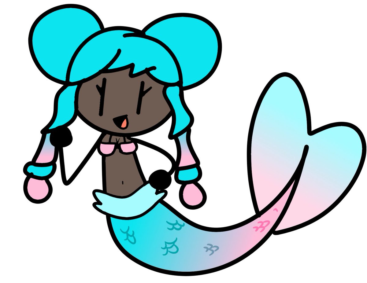 StarLuke04's tweet image. cotton candy mermaid of mine