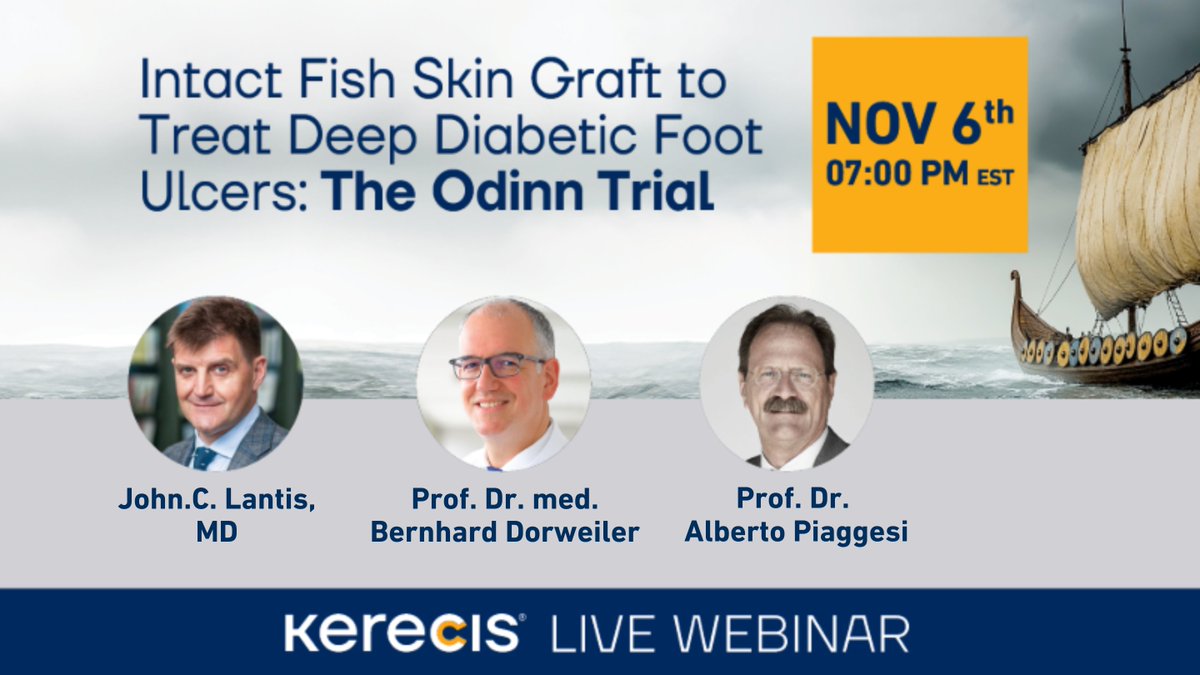 Looking to learn more about the Odinn Trial? 🧑‍⚕️🐟
Join us virtually on Thursday, November 6th at 7 PM EST to hear from key study researchers to gain in-depth perspectives and understand the impact that fish skin grafts may have on the healthcare outcomes and economics of severe