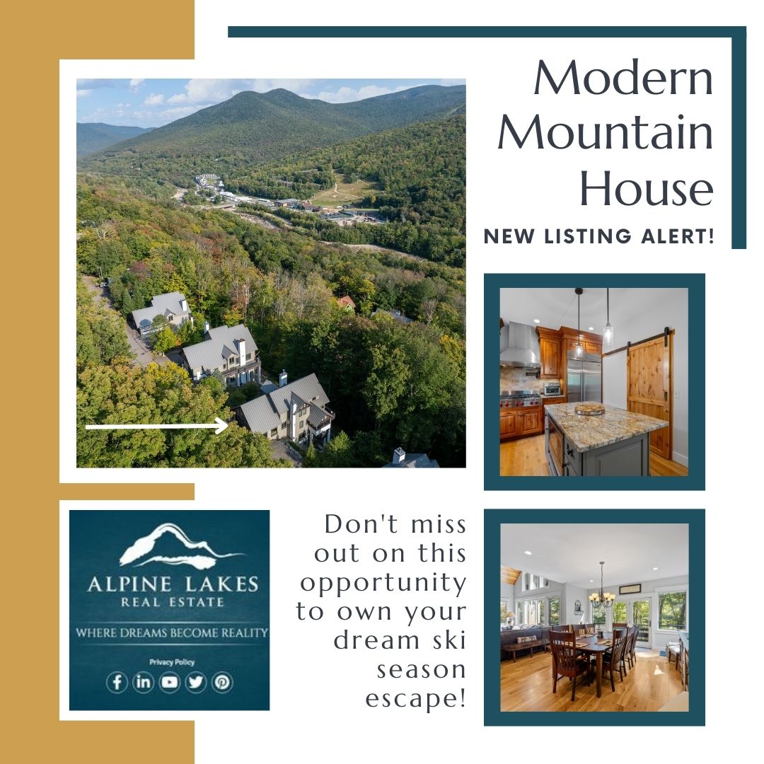 Two Open house plans for Saturday 11 am (79 Flume Rd) 1;30 pm 33B Flume Road... If you are going to be on the Kancamagus Scenic Highway tomorrow, these properties are on your way.
Great views of Loon Mountain from either one. text me for direction 603-381-7898 look for the signs