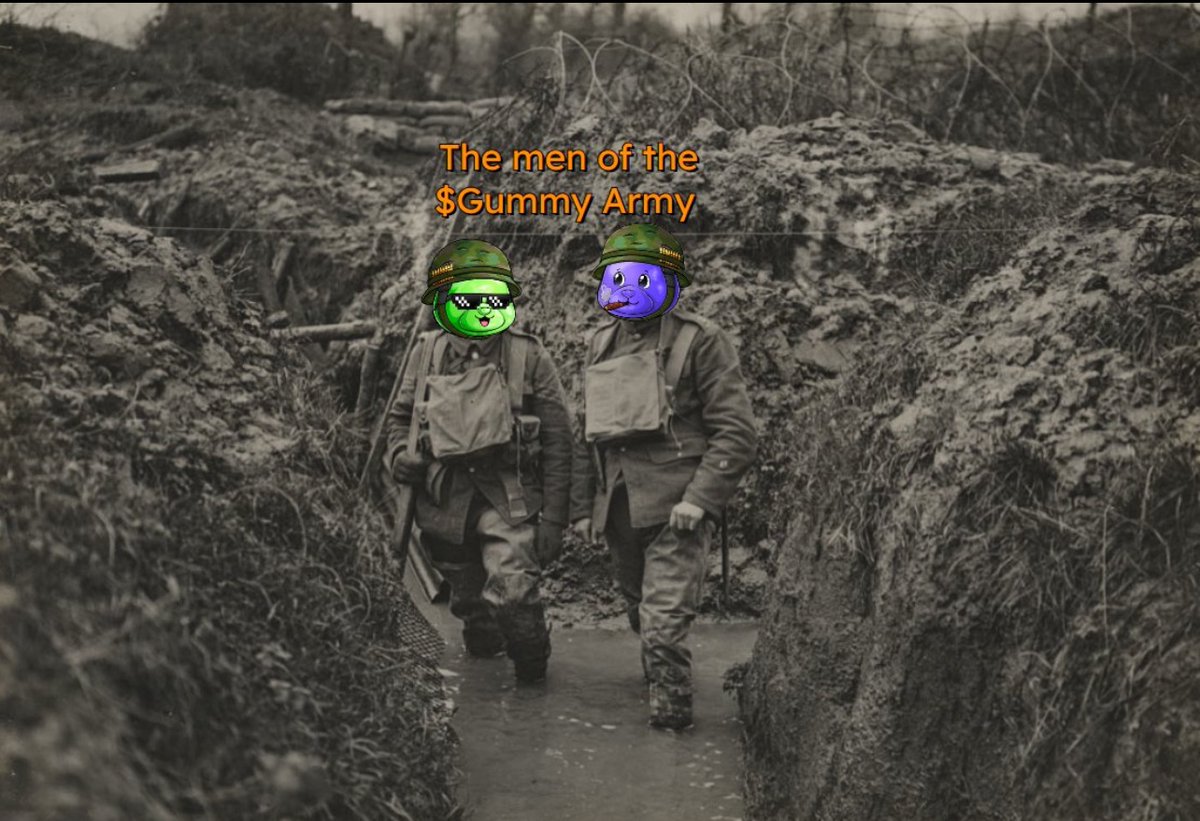 GummyCoinADA's tweet photo. Good Morning #CardanoCommunity 

$Gummy Army is proud to serve you in the trenches! https://t.co/Ld1zXVTBw2