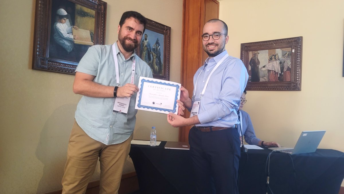 Xiao (@xiaobird) on Twitter photo Congrats to our MSc trainee Christopher Neves <a href="/denselayer/">Chris</a> for winning the best paper award 🥇 at the MICCAI <a href="/MLCNworkshop/">Machine Learning in Clinical Neuroimaging (MLCN)</a>! #EEG #deeplearning #GNN <a href="/GinaCodySchool/">Gina Cody School of Engineering & Computer Science</a> Congrats to our MSc trainee Christopher Neves <a href="/denselayer/">Chris</a> for winning the best paper award 🥇 at the MICCAI <a href="/MLCNworkshop/">Machine Learning in Clinical Neuroimaging (MLCN)</a>! #EEG #deeplearning #GNN <a href="/GinaCodySchool/">Gina Cody School of Engineering & Computer Science</a>
