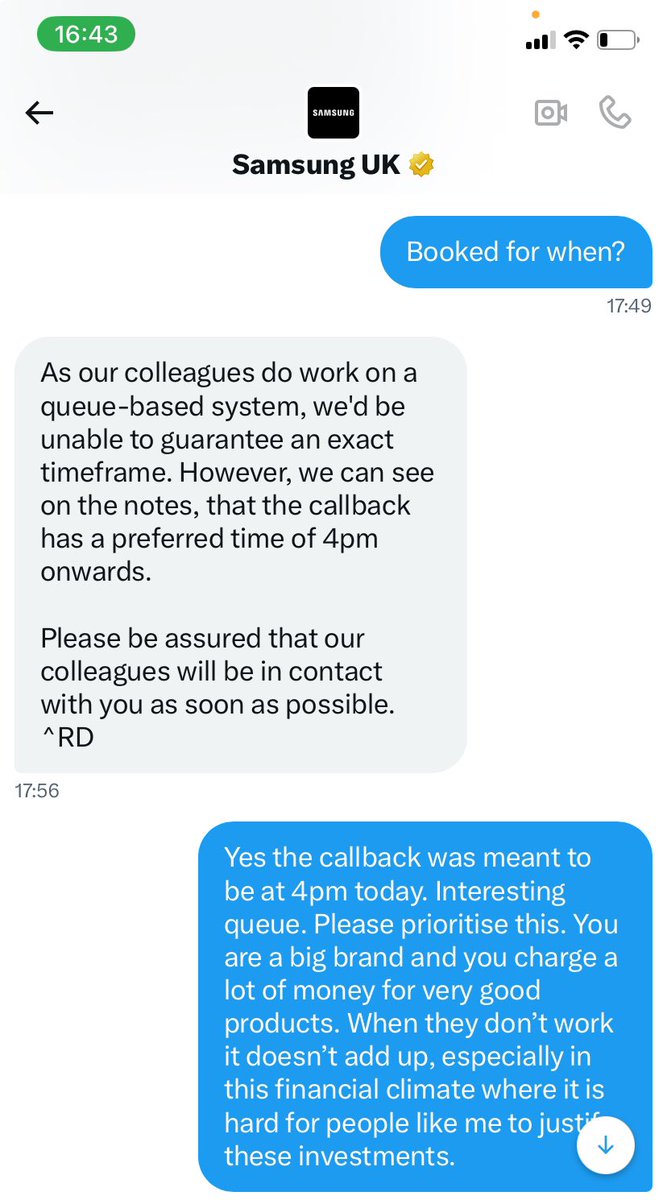 mr_edhenderson's tweet photo. @SamsungUK Yes but I have been in the queue since yesterday. https://t.co/u2doOgBa6M