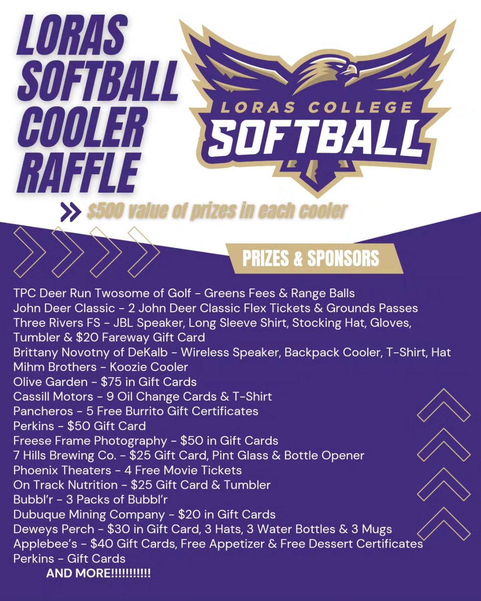 Loras College SB tweet media