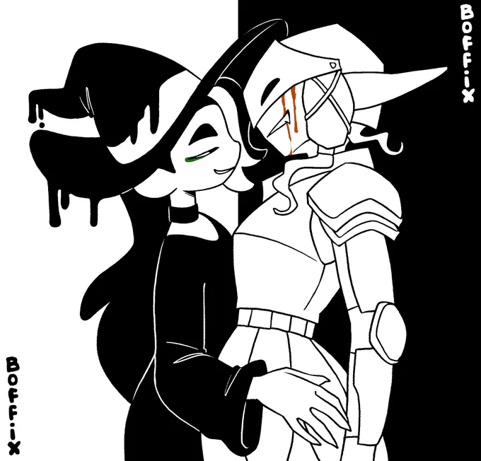 Wizard and the Knight
#Splatoon3 #splatfest 